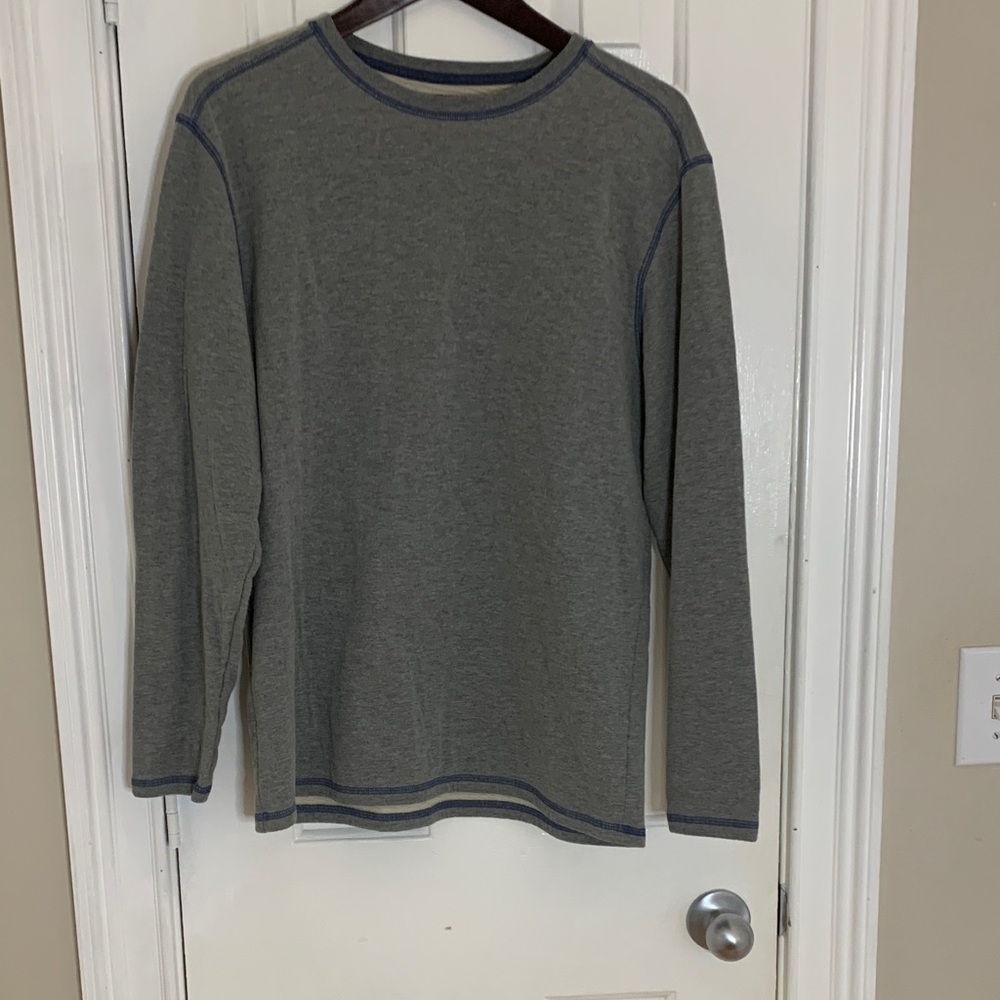 Johnston & Murphy Gray Insulated Long Sleeve Tee